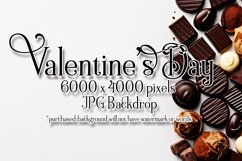 Valentine&#039;s Day Mockup, Top View Mock Up, Candy Mockup, B5 Product Image 1