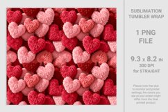 Valentines day tumbler, 3d Heart tumbler Product Image 2