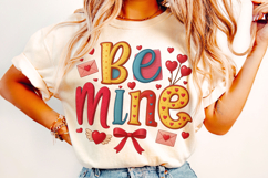 Be Mine Valentine's Day PNG, Love PNG, Xoxo PNG, Cupid PNG Product Image 2