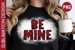 Be Mine Valentines Day Patterned Sublimation Design Product Image 1