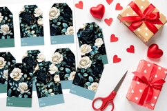 Valentine&#039;s Day Elegant Roses Printable Gift Tags &amp; Sheet, 3 Product Image 6