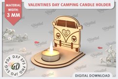 Valentine&#039;s Day Camping Candle Holders Laser Cut Bundle Product Image 9