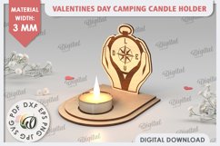 Valentine&#039;s Day Camping Candle Holders Laser Cut Bundle Product Image 6