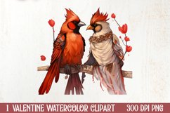Valentines Day Animal Couple Sublimation, Christmas Clipart Product Image 1