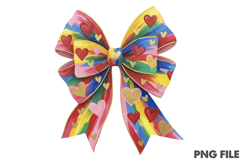 Valentines Day Coquette Bow PNG Product Image 1