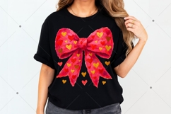 Valentines Day Coquette Bow PNG, Valentine Brushstroke Png Product Image 6