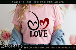Valentine's Day SVG PNG EPS DXF Love Heart SVG for Cricut Product Image 2