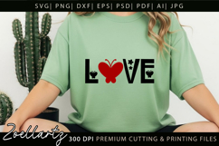 Valentine's Day SVG PNG Love Butterfly Flower SVG for Cricut Product Image 4