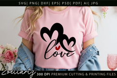 Valentine's Day SVG PNG EPS DXF Love Heart SVG for Cricut Product Image 3