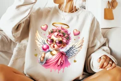 Valentine's Day Cupid PNG, Retro Cupid, Cute Cupid PNG, Love Product Image 2