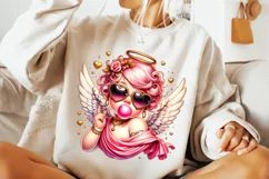 Valentine's Day Cupid PNG, Retro Cupid, Cute Cupid PNG, Love Product Image 3