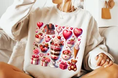 Valentine's Day Drink PNG, Valentine Sublimation, Love Heart Product Image 3