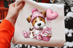 Valentines Day Dog Coquette Clipart Product Image 2