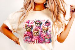 Valentines Day Dogs PNG, Valentine&#039;s Day Puppy Sublimation Product Image 2