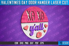 Valentines Day Door Hanger Laser Cut SVG | Laser Cut File Product Image 4