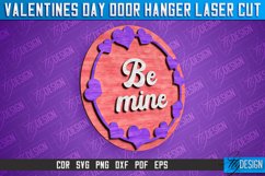 Valentines Day Door Hanger Laser Cut SVG | Laser Cut File Product Image 7