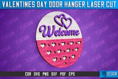Valentines Day Door Hanger Laser Cut SVG | Laser Cut File Product Image 11