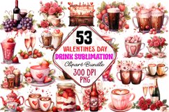 Valentines Day Drink Clipart Bundle, Valentines Day Drink Clipart Bundle, Watercolor Valentine&#039;s Day Drink Clipart, Valentines Day Drink Clipart, Valentine Drink Clipart, Valentine Drink Sublimation, Valentine Drink Watercolor Clipart, Valentines Day Drin