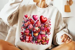 Valentine's Day Drink PNG, Valentines Day Coffee PNG, Love Product Image 2