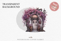 Valentines Day Floral Door Roses Flowers Victorian Love PNG Vintage Transparent Print junk journal collage  scrapbooking designs sublimation printable watercolor antique Floral Door Valentine Day Wedding flowers, fantasy Victorian Vintage Love