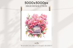 Valentine&#039;s Day Floral Mail Box Post Letter Roses Flowers PNG Vintage Transparent Print junk journal collage scrapbooking designs sublimation printable files  watercolor antique Floral Mail Box Post Letter Valentine Day Wedding flowers, fantasy Victorian