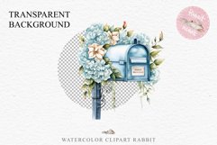 Valentines Day Floral Mail Box Post Letter Roses Flowers PNG Vintage Transparent Print junk journal collage scrapbooking designs sublimation printable files watercolor antique Floral Mail Box Post Letter Valentine Day Wedding flowers, fantasy Victorian