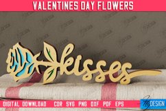 Valentine&#039;s Day Wooden Flowers Laser Cut Bundle |Valentine&#039;s Product Image 10