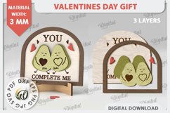 Valentines Day Gifts Laser Cut Bundle. Laser Cut Stand SVG Product Image 4
