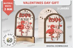 Valentines Day Gifts Laser Cut Bundle. Laser Cut Stand SVG Product Image 10