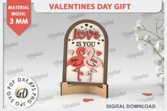 Valentines Day Gifts Laser Cut Bundle. Laser Cut Stand SVG Product Image 9