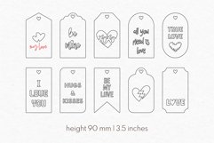 ten valentines day gift tags designs