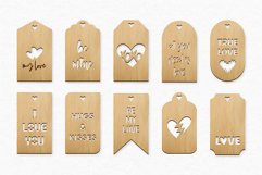ten valentines day gift tags 