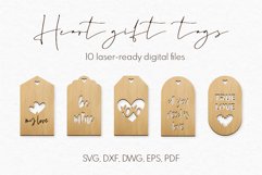 Valentines day gift tags SVG bundle preview