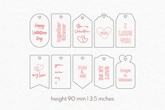 ten valentines day gift tags designs with engraving