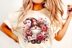 Valentines Day Gnomes PNG, Valentine's Day Sublimation, Love Product Image 3