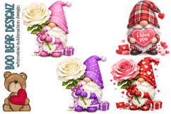 Valentines Gnome Clipart Product Image 1