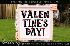 Valentine's Day SVG PNG EPS DXF Love Heart SVG for Cricut Product Image 1