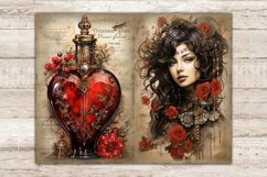 Valentines Day Junk Journal Pages, Vintage Collage Sheet, GlamArtZhanna, Romantic Journal Card, Love Scrapbook Kit, Victorian Ephemera, Saint Valentine Day Collage Sheet, Vday Collage Sheet, Romantic Junk Journal Kit, Flowers Junk Journal Paper