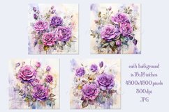 Valentine&#039;s Day, Vintage Floral Junk Journal Backgrounds, 17 Product Image 2