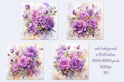 Valentine&#039;s Day, Vintage Floral Junk Journal Backgrounds, 19 Product Image 2