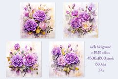 Valentine&#039;s Day, Vintage Floral Junk Journal Backgrounds, 20 Product Image 2