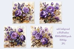 Valentine&#039;s Day, Vintage Floral Junk Journal Backgrounds, 23 Product Image 2