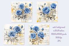 Valentine&#039;s Day, Vintage Floral Junk Journal Backgrounds, 28 Product Image 2