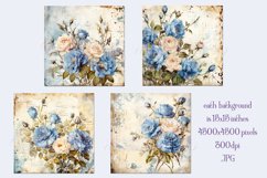 Valentine&#039;s Day, Vintage Floral Junk Journal Backgrounds, 33 Product Image 2