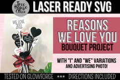 Valentines Day Laser SVG, Reasons Why I Love You Jar Project Product Image 1
