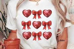 Valentine&#039;s day Love Coquette bow Png, Retro Valentine PNG Product Image 2