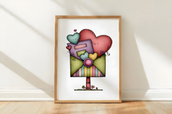Valentines Day Love Letter Clipart Product Image 3