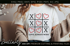 Valentines Day SVG Cut File Love Wins SVG PNG Couple T-shirt Product Image 1