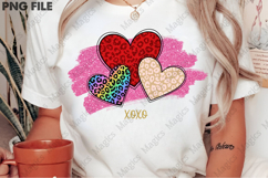 Valentines Day LOVE XOXO Hearts Sublimation Product Image 2