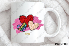 Valentines Day LOVE XOXO Hearts Sublimation Product Image 4